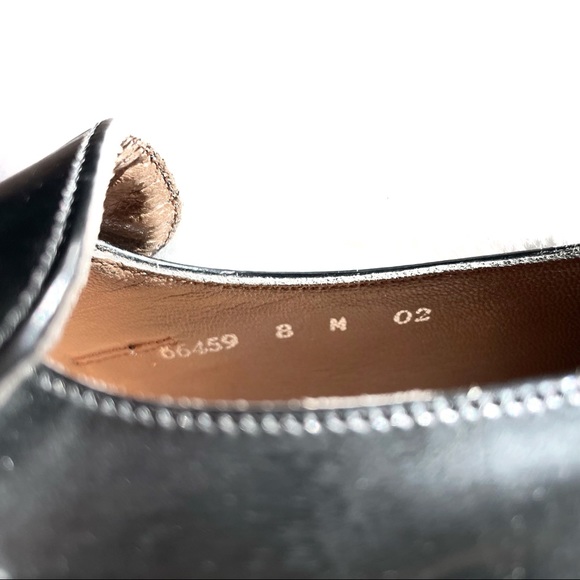 Rochester Bally Mens Shoes Black Sz. 8M S - Picture 14 of 15